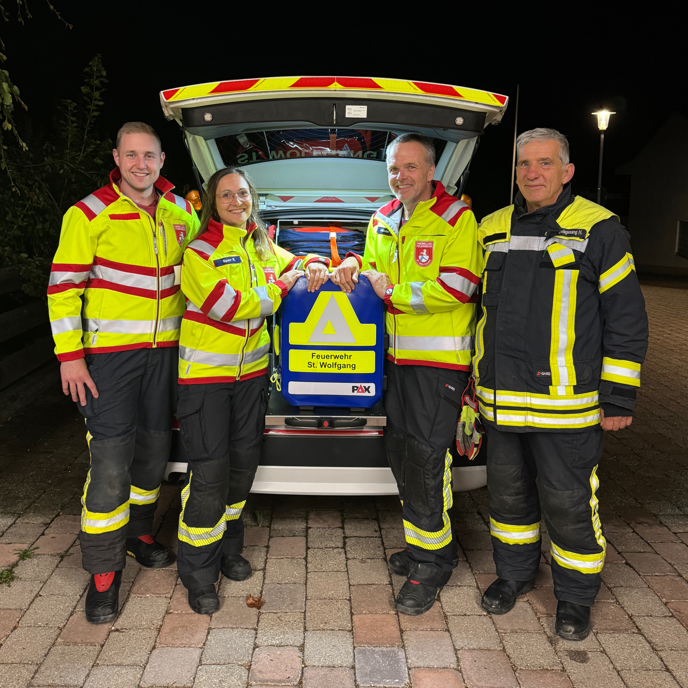 Neuer Rucksack für die First Responder Einheit