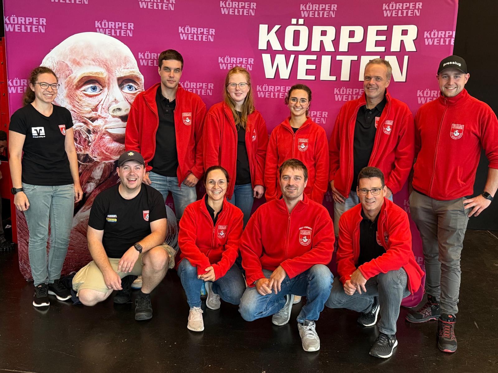 Besuch der Körperwelten der First Responder Einheit